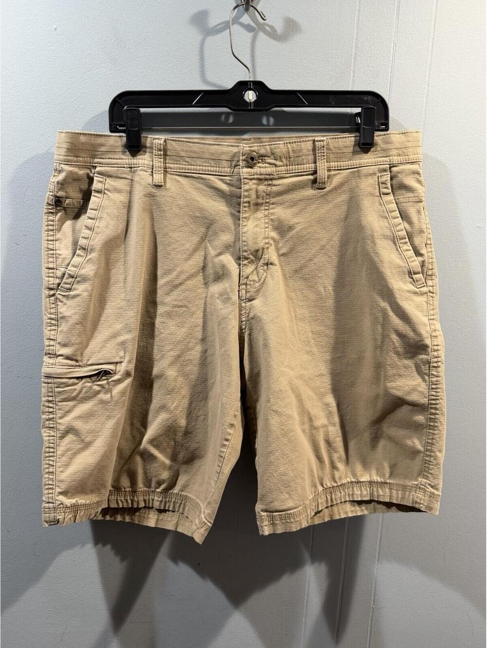 Mens Weatherproof Shorts Size 34W Tan